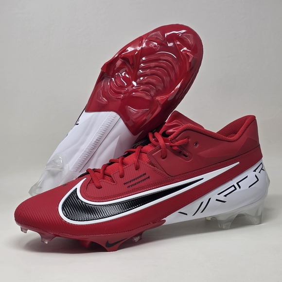 Nike Vapor Edge Elite 360 Red Black Football Cleats DA5457-600